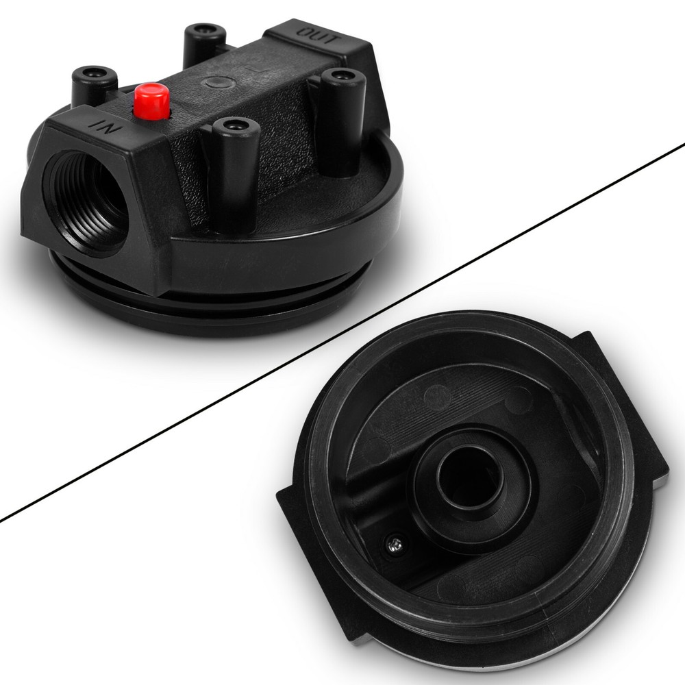 20" x 2.5" Clear Standard Whole House Water Filter System & Block Carbon Filter