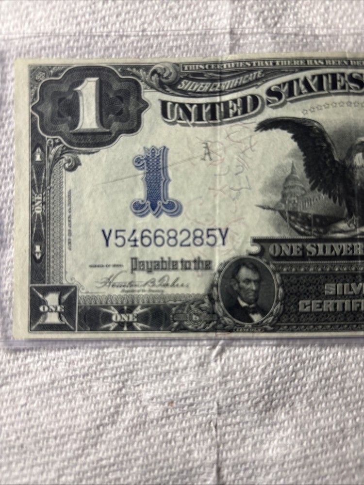 1899 $1 silver certificate black eagle