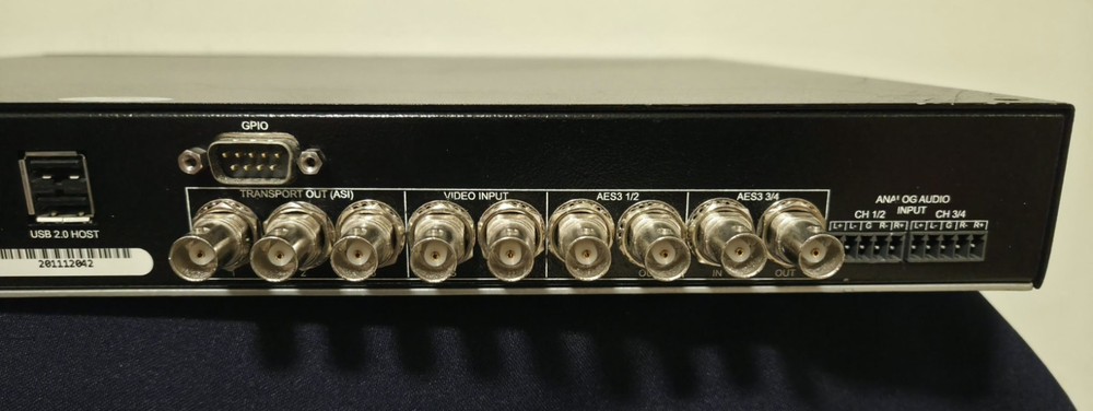 Adtec Digital MediaHUB-HD Pro MPEG-2/4 Broadcast Encoder Decoder, Untested