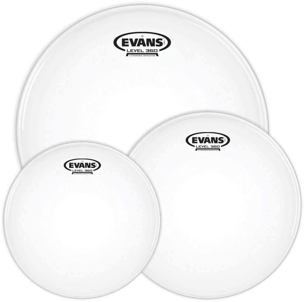 Evans G1 Coated Tom Drumhead Pack