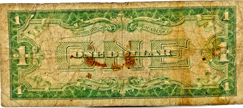1928-A $1 Funny Back Silver Certificate