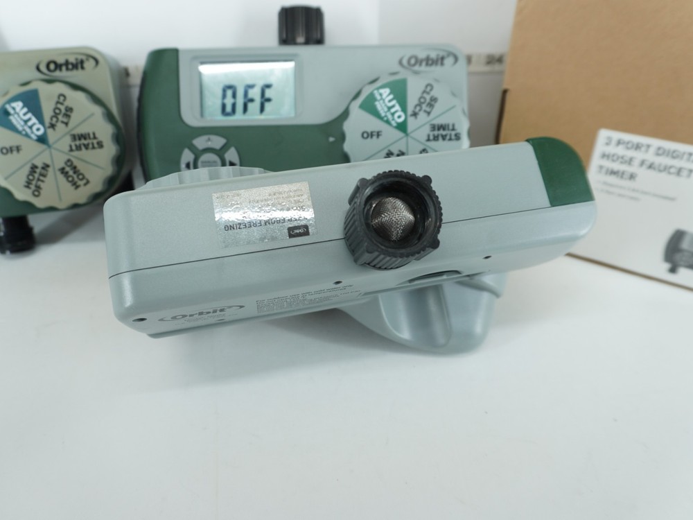 *PARTS ONLY* BUNDLE 3 ORBIT 56082 PROGRAMMABLE DIGITAL HOSE WATER TIMER