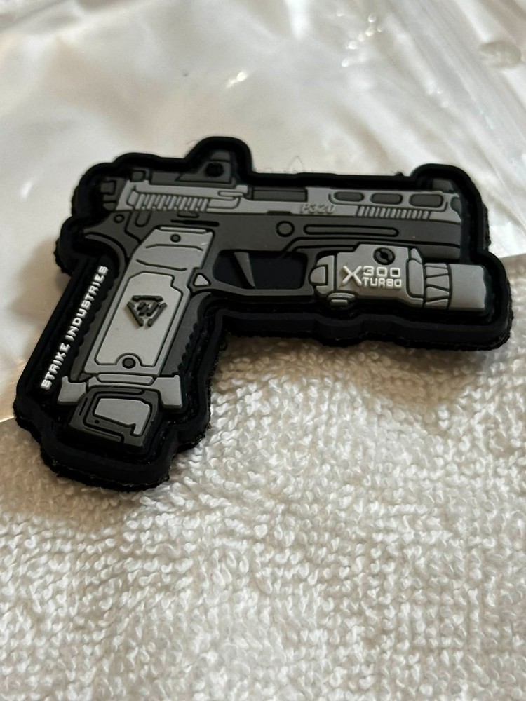 SHOT Show 2026 Strike Industries Pistol custom PVC Patch, Hook & Loop, NEW!