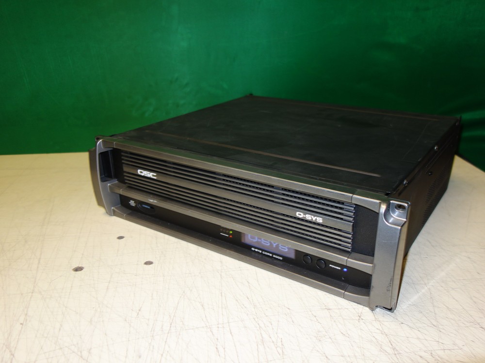 QSC Q-Sys Core 3000 Digital Audio Processor