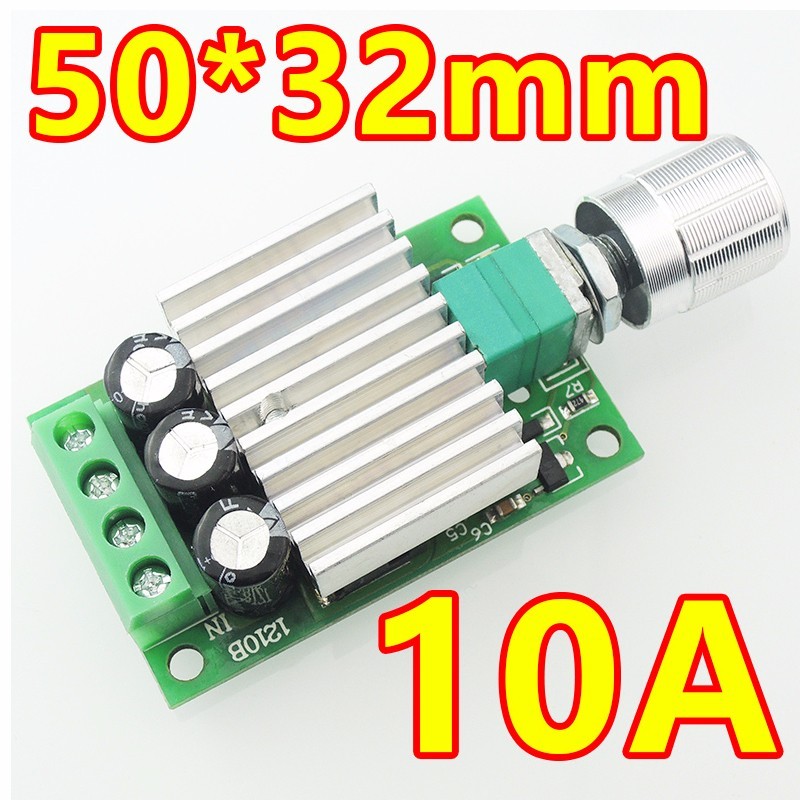 DC 6V 12V 24V 10A DC Motor Speed Controller PWM Controller