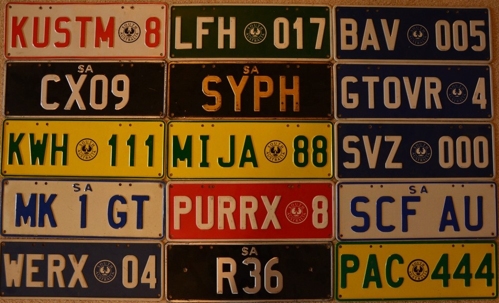 South Australia - Vanity licence Plate