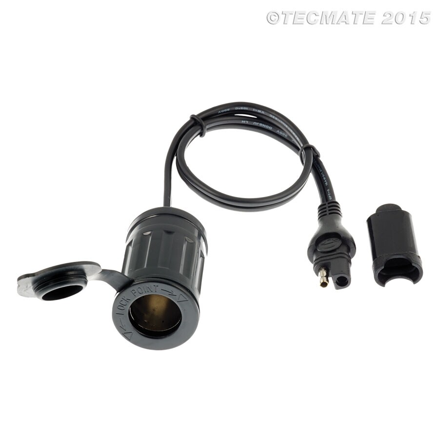 Optimate Cig Socket Lead SAE Weatherproof Connector (O6)