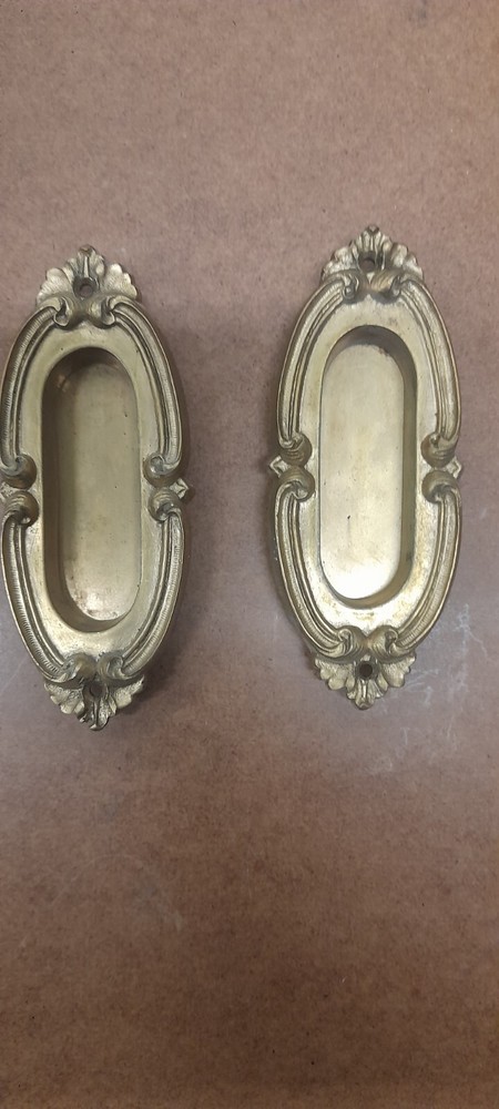 1800's ANTIQUE WINDOW PULL VICTORIAN  BRASS