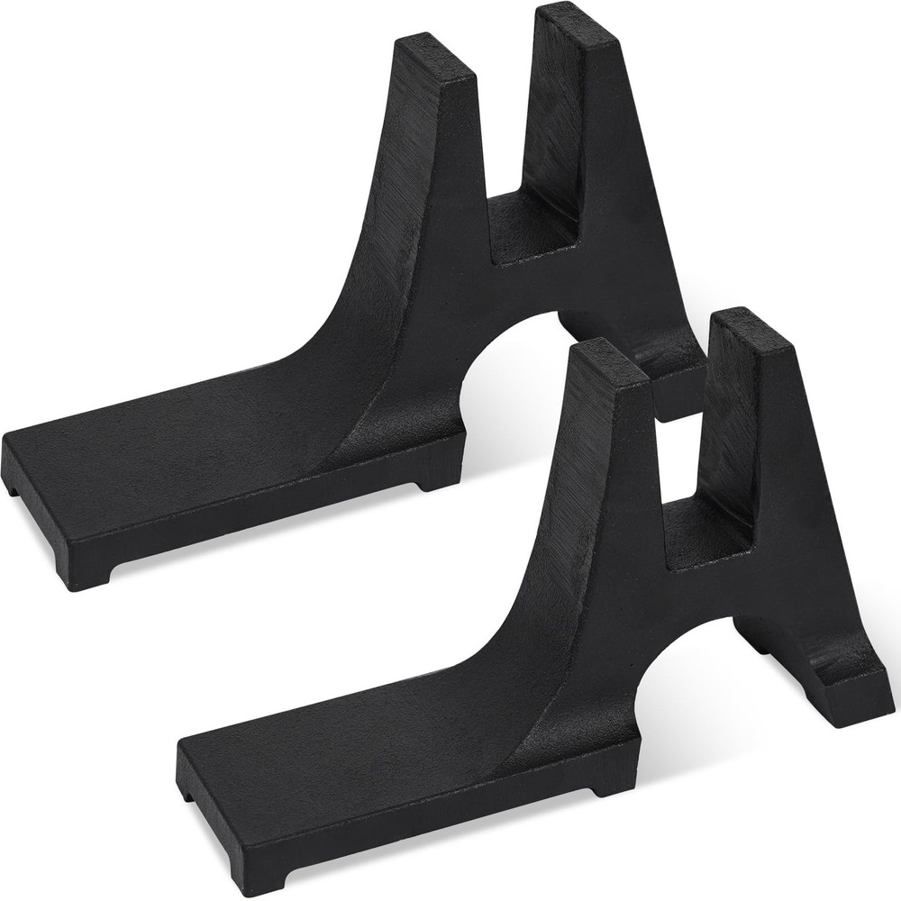 Zettfuly Fireback Feet Iron Fireplace Support, Cast Pair of...
