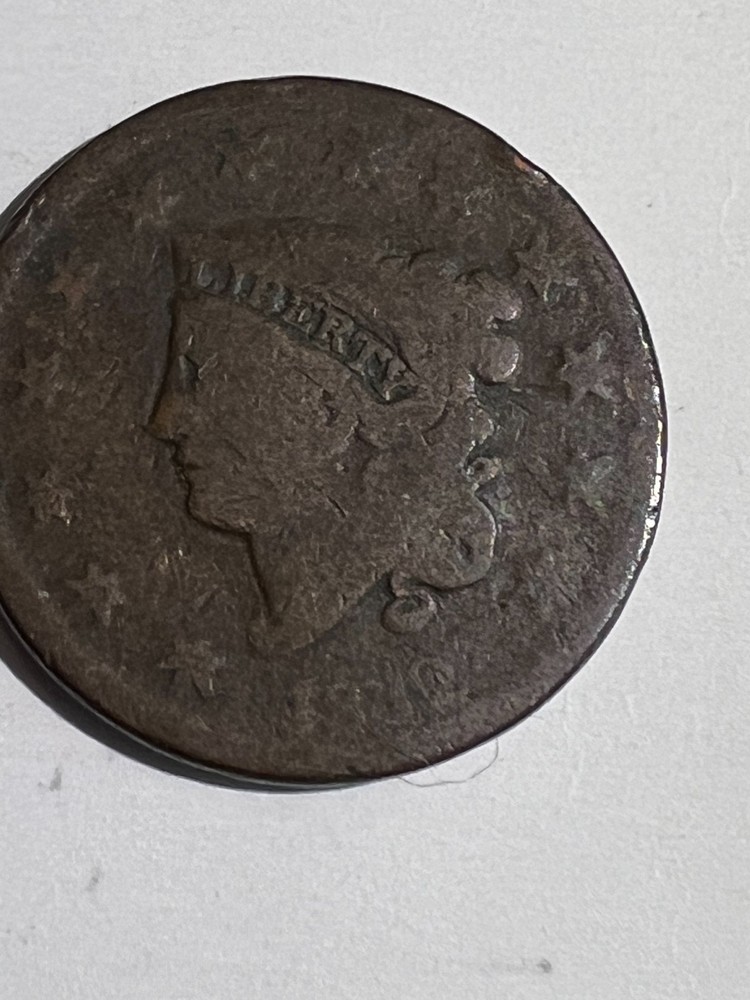 3 assorted date large cent pennies