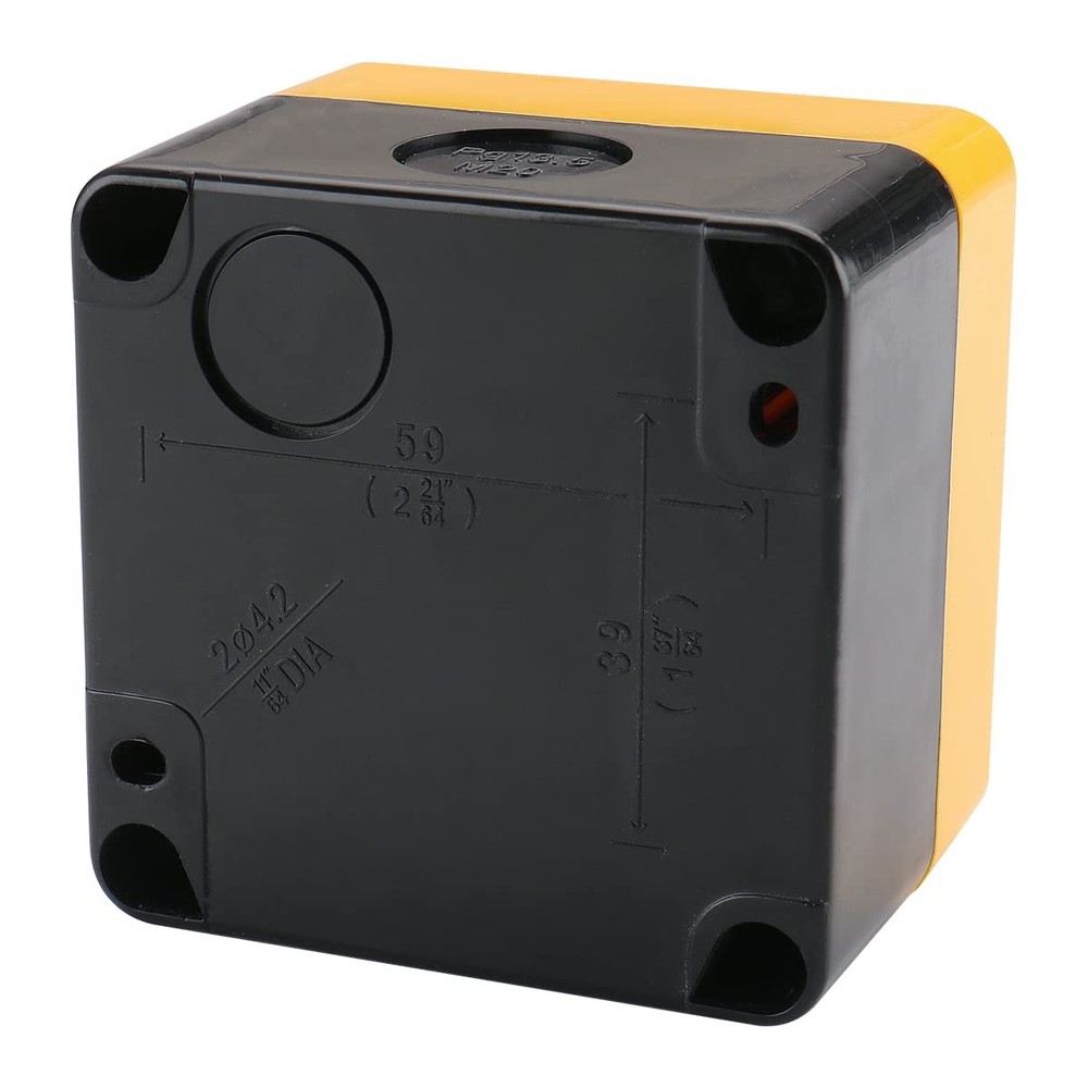 Baomain Red Sign Momentary Emergency Stop Weatherproof Push Button Switch...