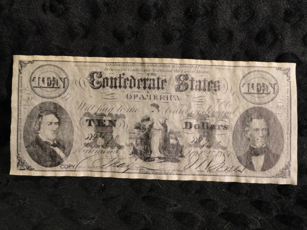 Confederate Currency Notes "Set C"