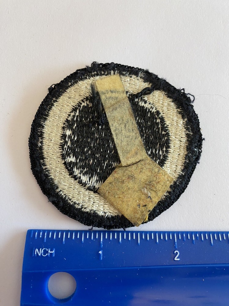 US Army 1st Corps White Black Circle INV5461