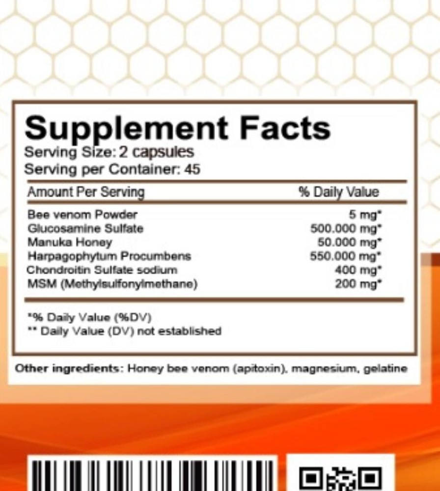 2 PREMIUM BEE anti-inflamatory Extracts Arthritis support abeemed bee therapy