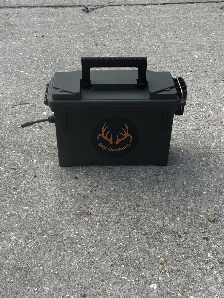 Deer Trail Camera External Solar Battery Power Panel Box