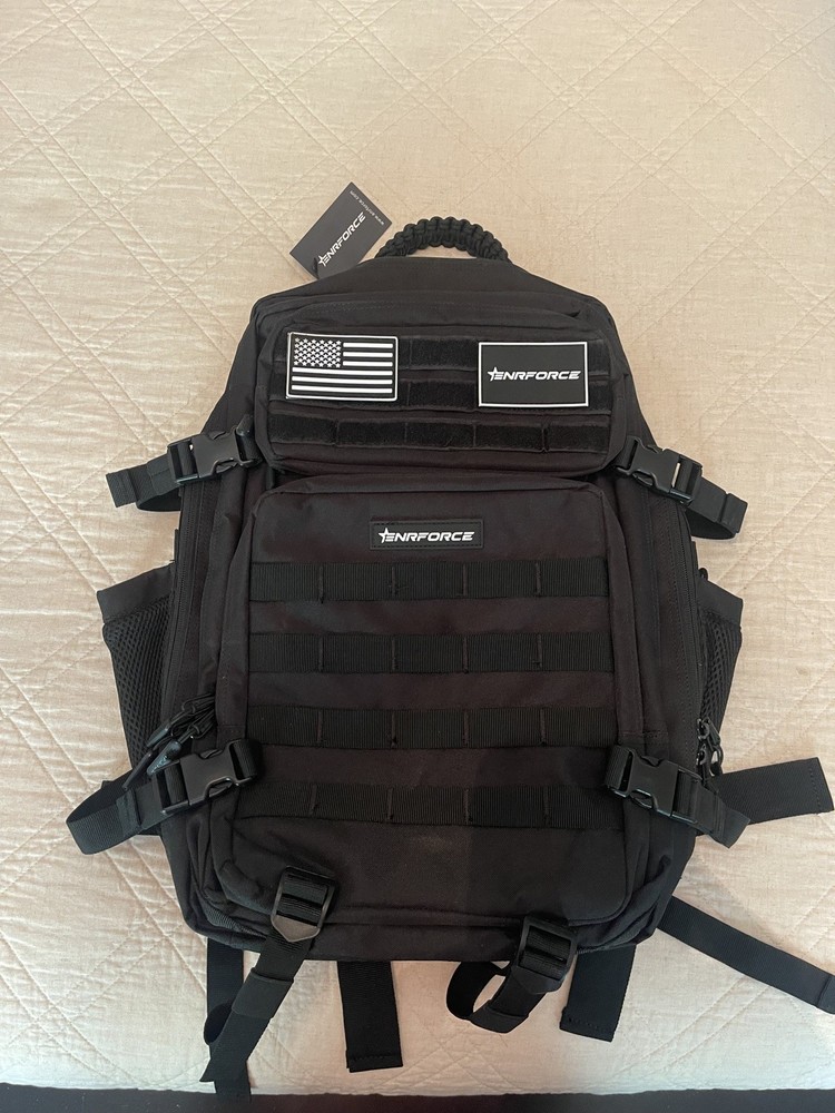 NEW Enrforce Tactical Molle Backpack Black