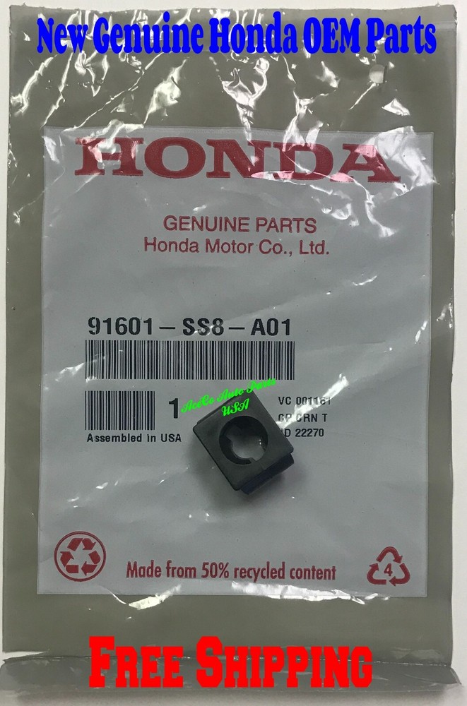 GENUINE ACURA MDX 01-13 Engine Cover Mounting Locking Stud+ Receptacle 2-PCS/PKG