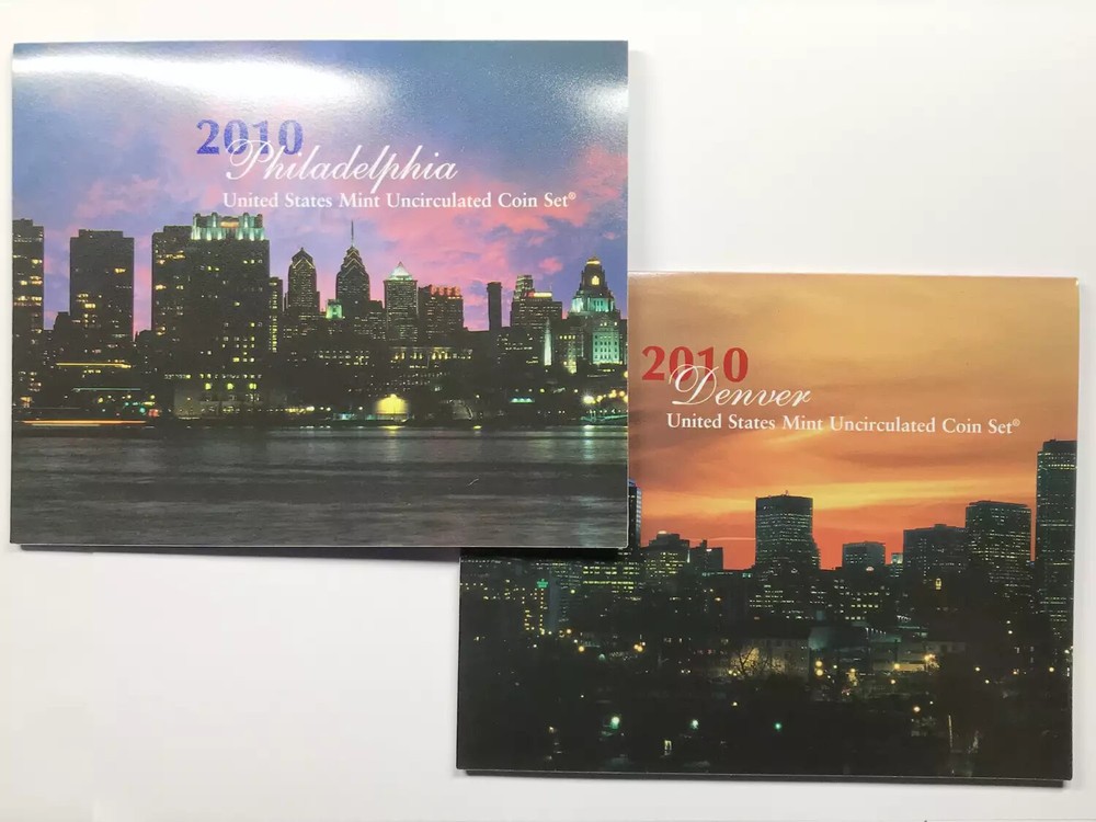 2010 US Mint Uncirculated Coin Set - P & D
