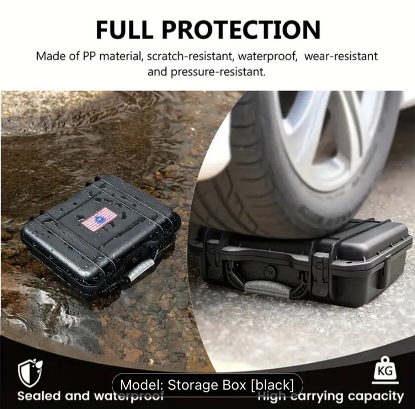 Waterproof hard Ammo Case - 200 Rounds 308win Locking Storage Box