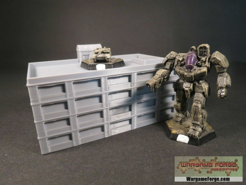 Modern Parking Garage - Tabletop Wargame Terrain Battletech Warhammer