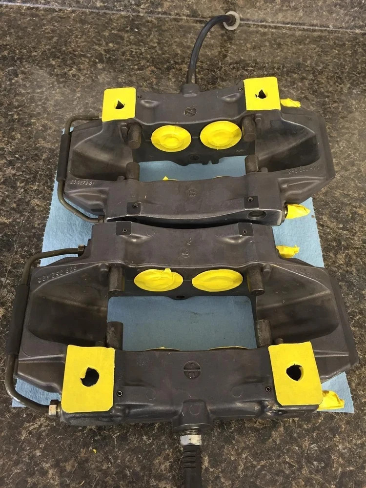 Ceramic Yellow Spray High Temp Coating Engine Caliper Brake Rotor Spring Paint