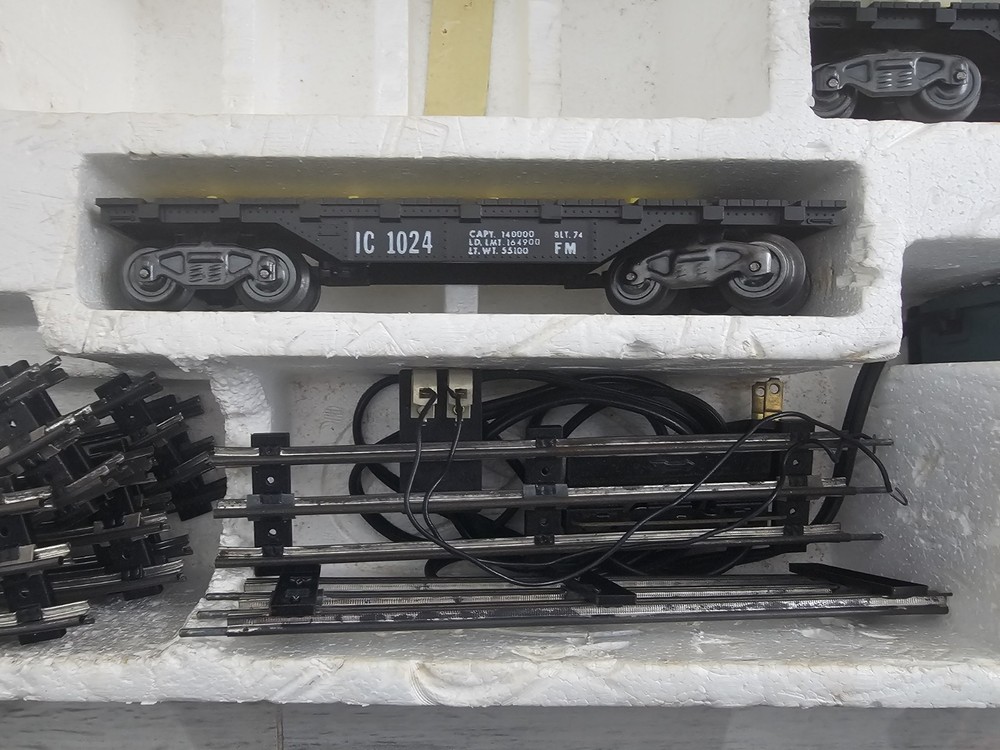 Marx O Scale IC Illinois Central Gulf Freight Work Yardmaster Switcher Train Set