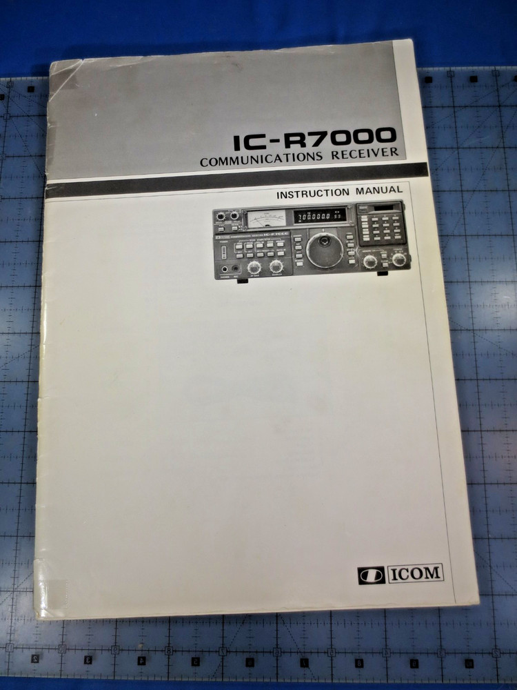 Original Icom IC-R7000 Instruction Manual  (Free Shipping!)