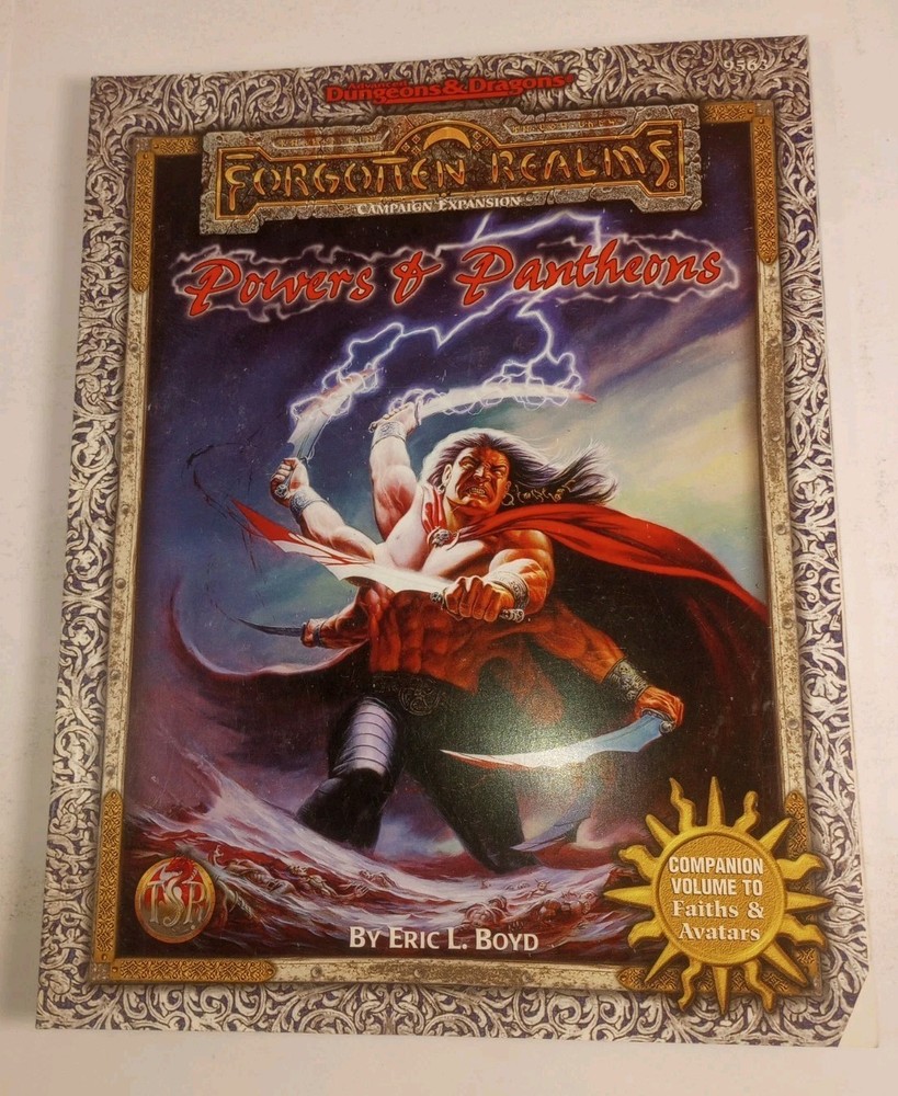 Advanced Dungeons & Dragons Powers & Pantheons Forgotten Realms