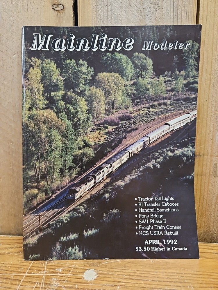 Vintage Mainline Modeler Magazine April 1992