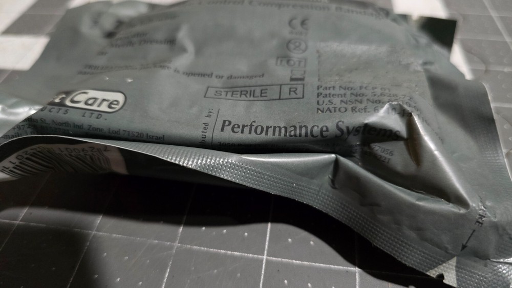 First Care Emergency Hemorrhage Control Compression Bandage Trauma