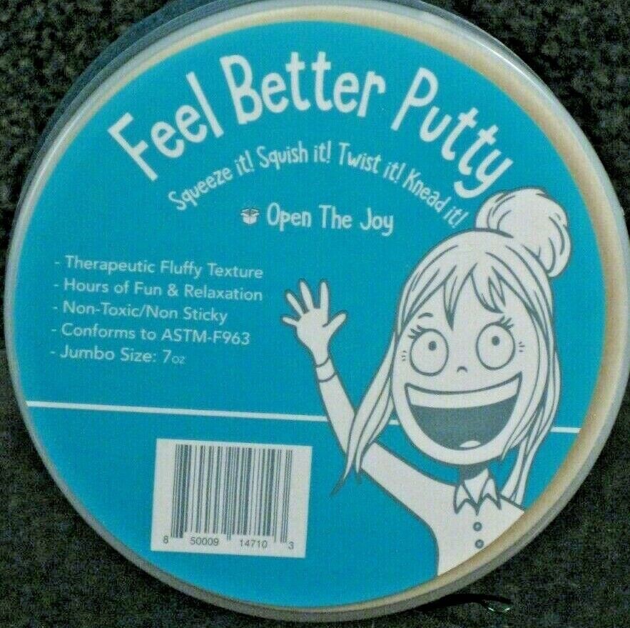 Open The Joy Jumbo Feel Better Putty - Blue