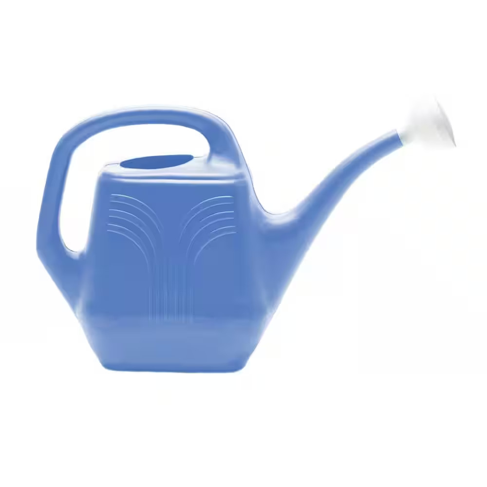 Classic 2 Gal. Peri-Blue Plastic Watering Can