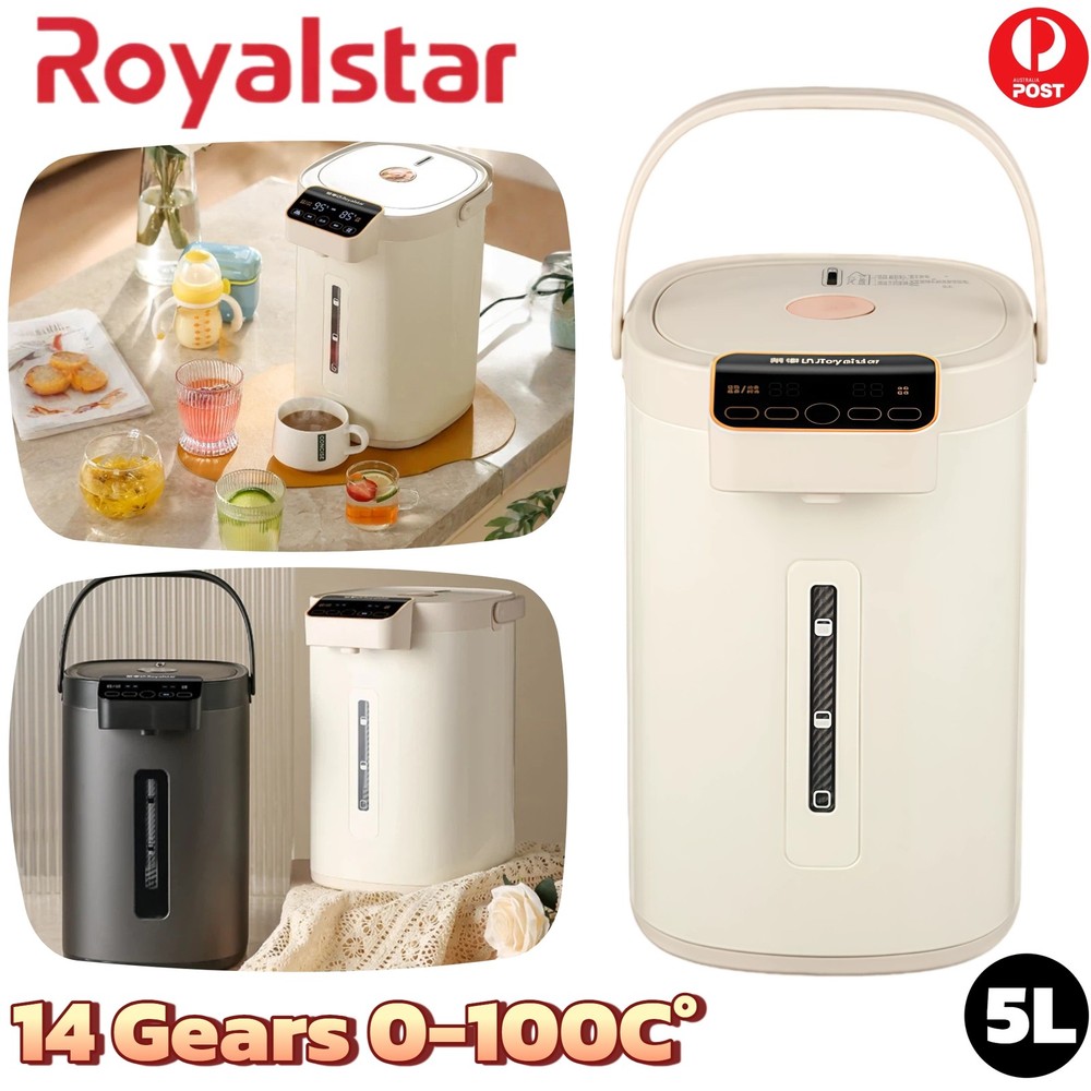 Royalstar Electric Instant Hot Water Dispenser 5L Fast Heating Kettle Boiler AU