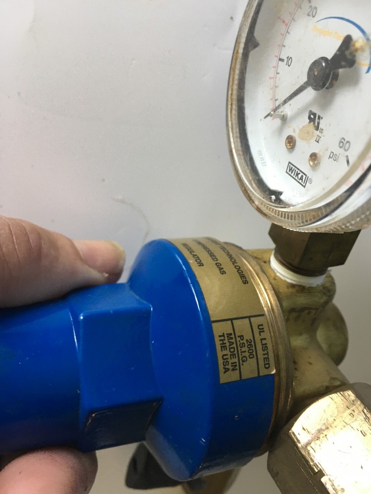 BAD - Draught Technologies Gas Regulator Model 1000P 1000S CO2, Air, Nitrogen