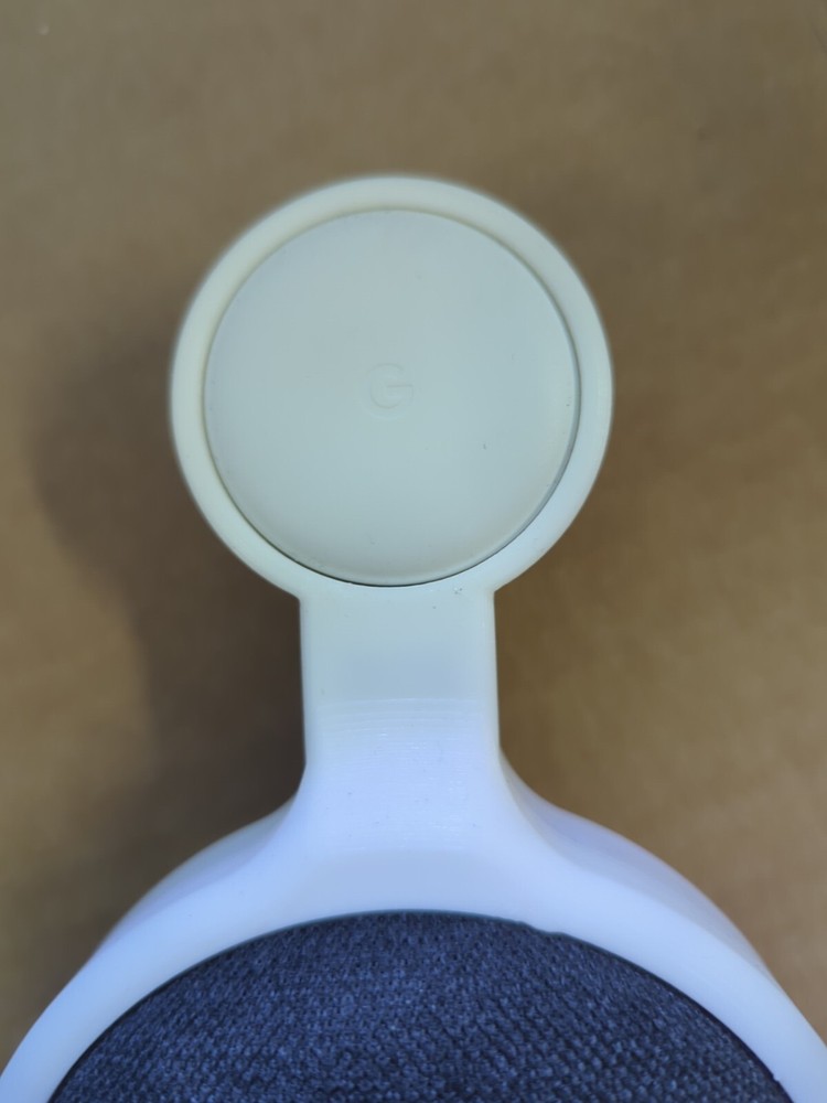 Google Home Mini Smart Assistant - Charcoal w/ Wall Mount Plug