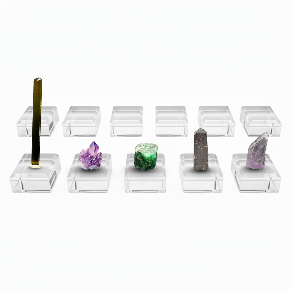 15 Pcs Acrylic display base .75 inches
