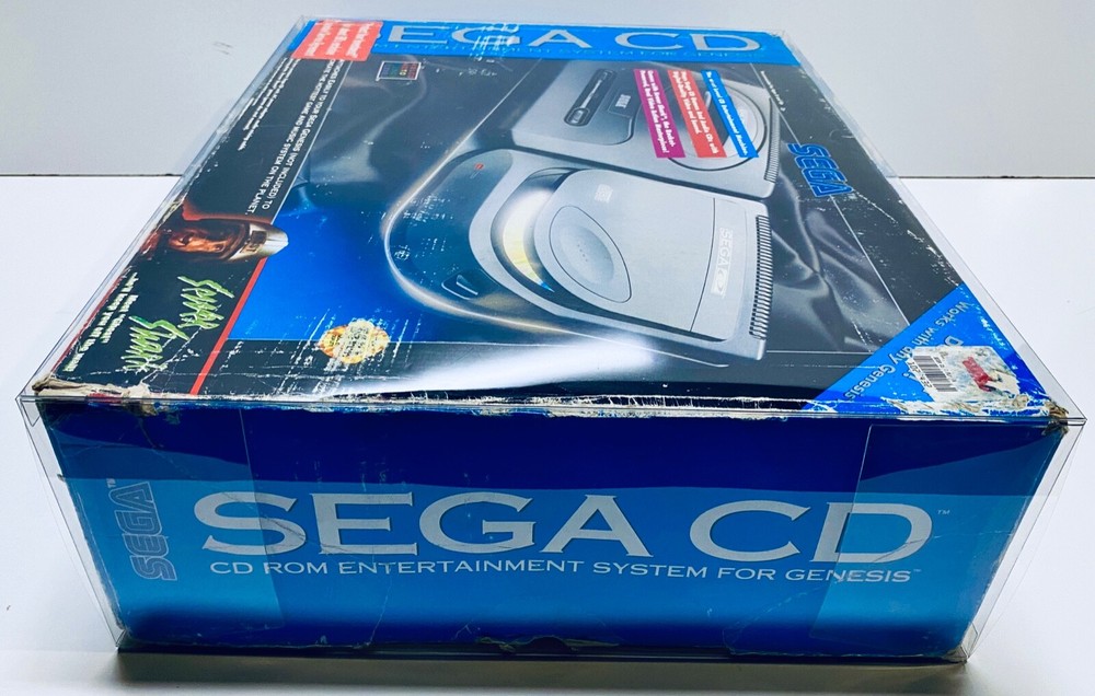 1 Console Box Protector SEGA CD MODEL 2 As Pictured. Custom Clear Display Case