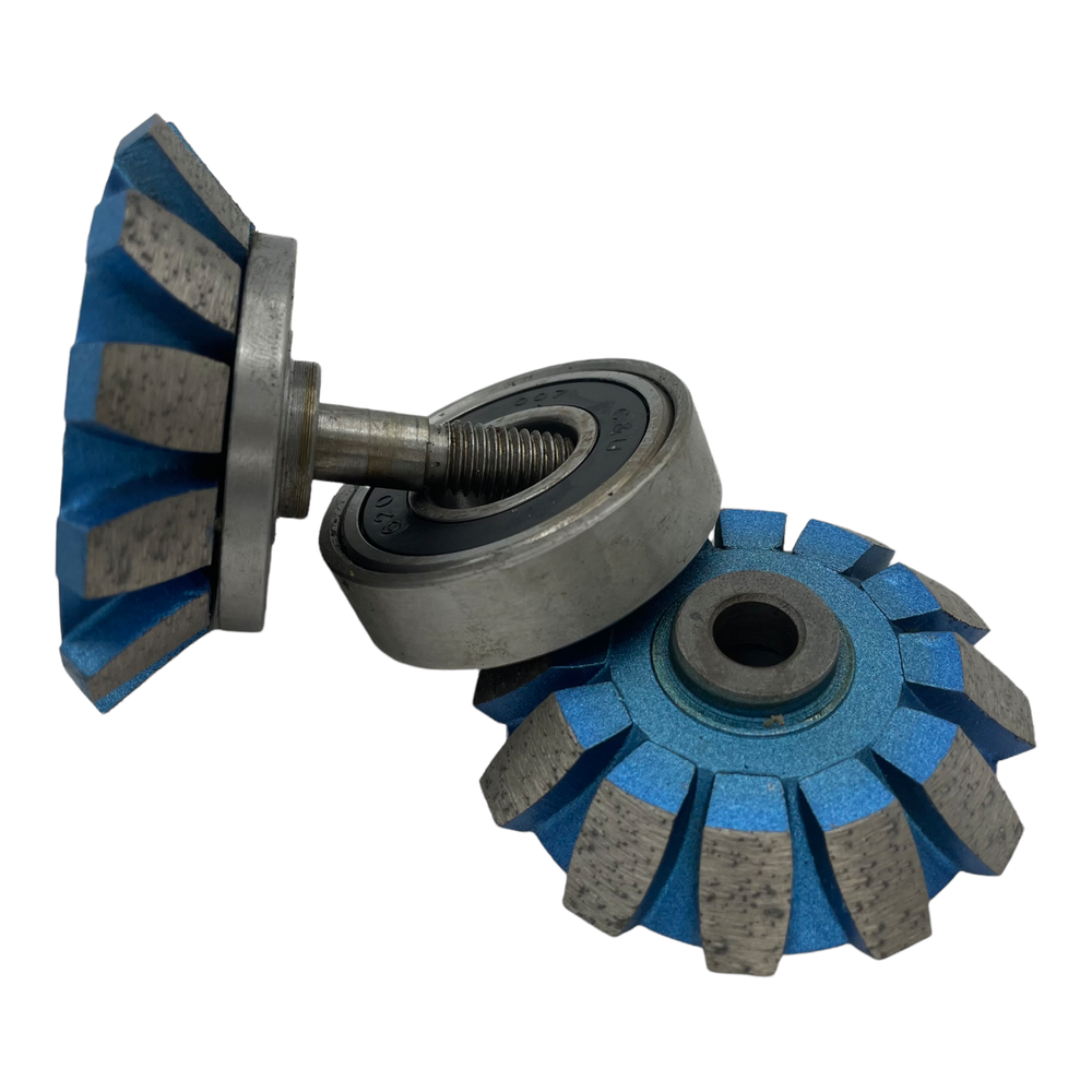 3" Breaker Chamfering Double Wheel for CNC Machine and Router 2/3/4 cm Width