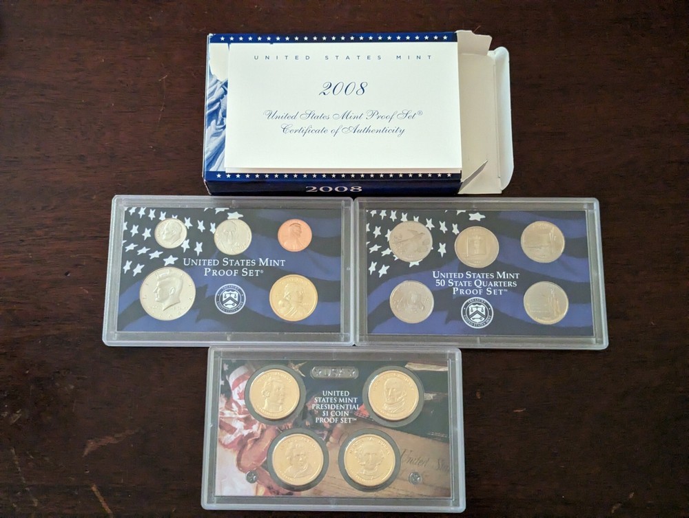 2008 US Mint Proof Set - OGP and COA
