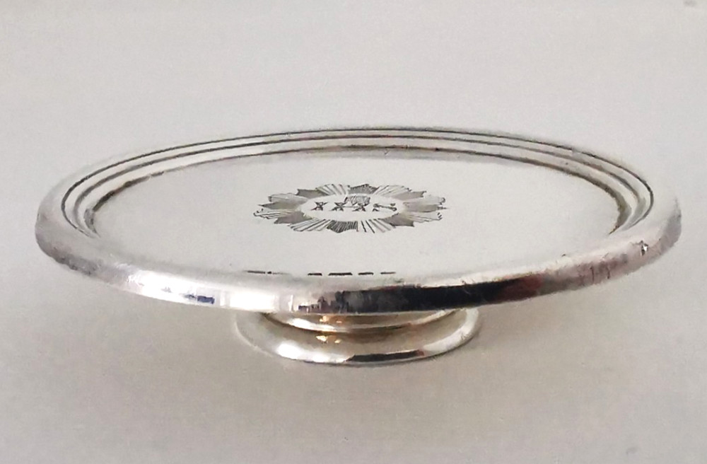 Victorian Solid Silver Paten - Sheffield 1882.