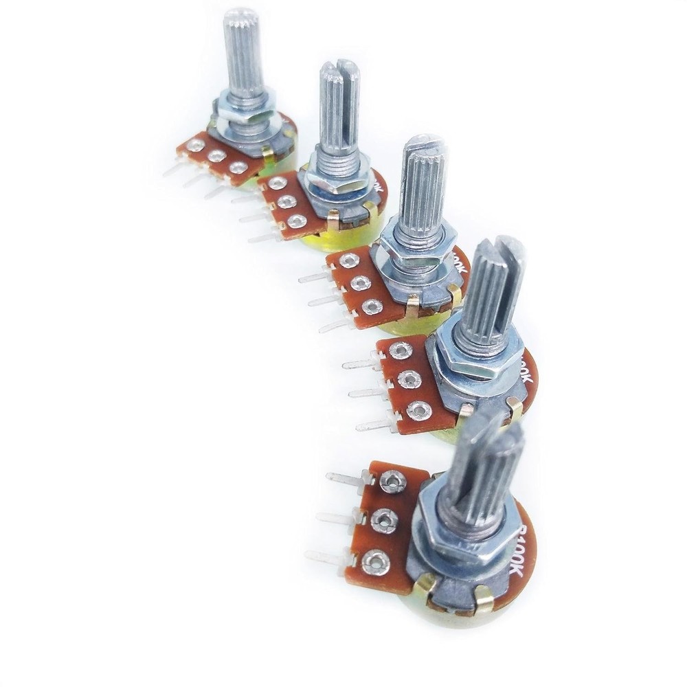 10pcs 2K ohm Linear Taper Rotary Potentiometer Panel Pot B2K 15mm