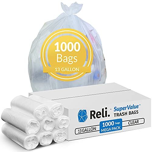 Reli. SuperValue Trash Bags  | Tall  Assorted Sizes