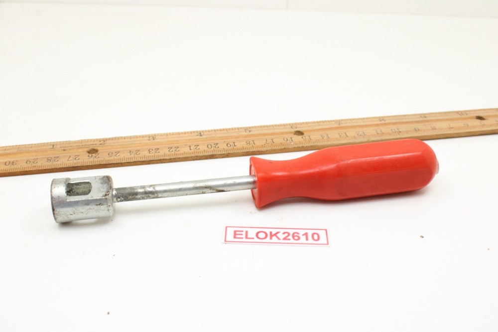 Mac Tools S14A 3-1/2" Brake Spring Retainer Tool Red Hard Handle USA