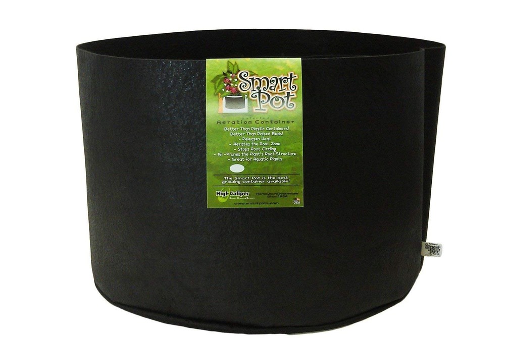 Smart Pots 200-Gallon Smart Pot Soft-Sided Container Black 10200