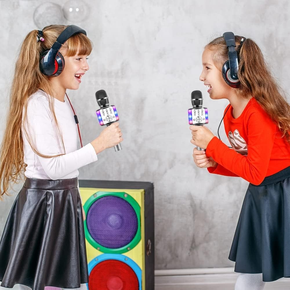 Bluetooth Karaoke Mic for Children's Parties
