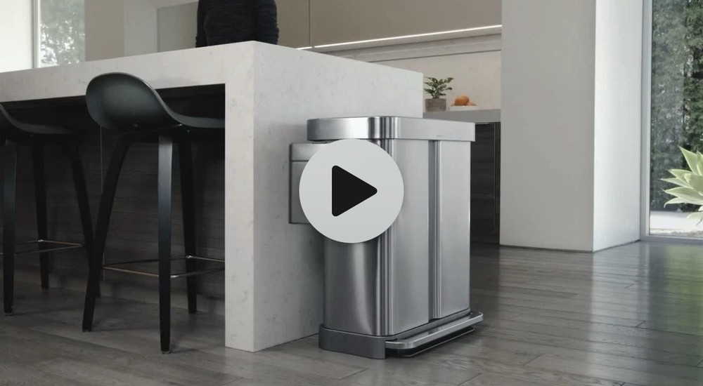 simplehuman Compost Caddy Silver