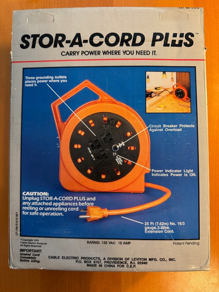 STOR-A-CORD PLUS by SnapIt by Leviton