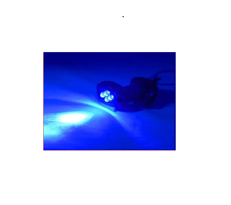 Logisys 4 LED Courtesy Light - Black or Chrome Case - White, Red, Blue, Green