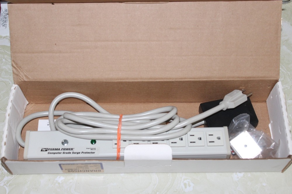NIB, PERMA POWER 3XC76 TRANSIENT VOLTAGE SURGE SUPPRESSOR COMPUTER GRADE