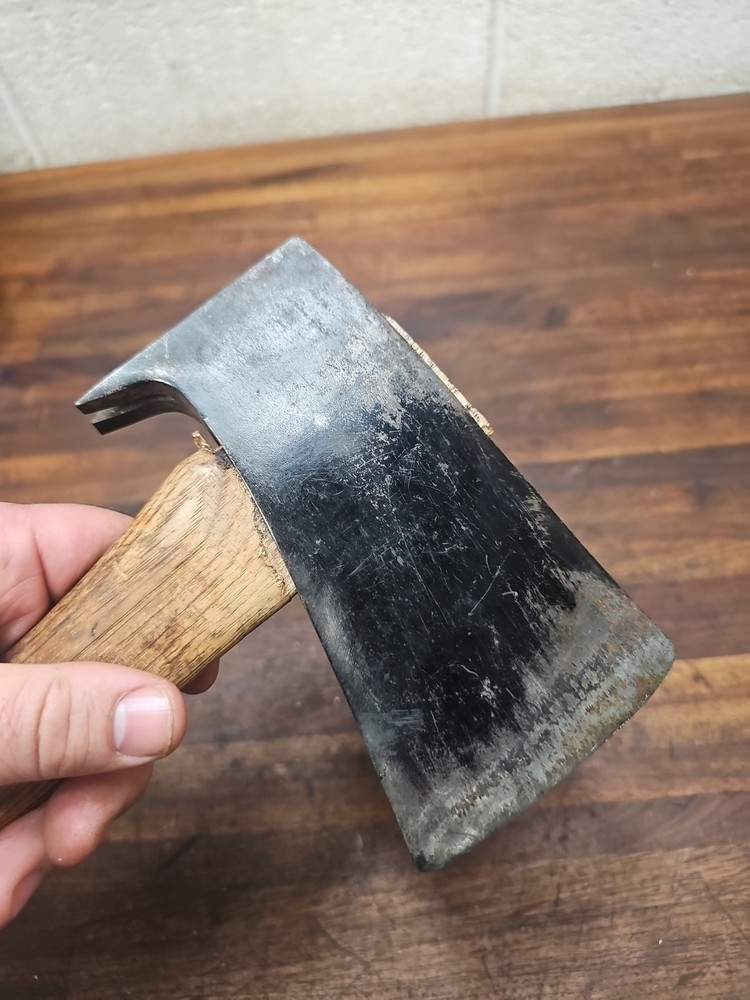 Q38- Vintage True Temper Tommy Axe with Original Handle CLAWED HATCHET